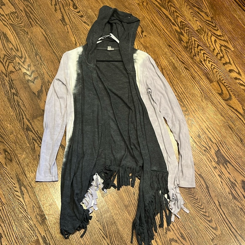 Pink Lotus Fringe Cardigan